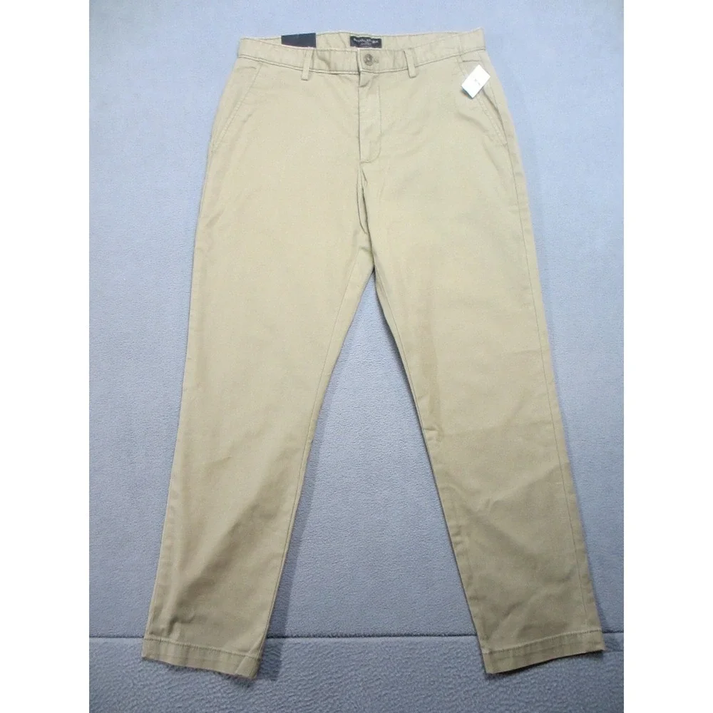 Banana Republic Pants Mens 31X30 Brown Acorn Stretch Athletic Lived-in Chino